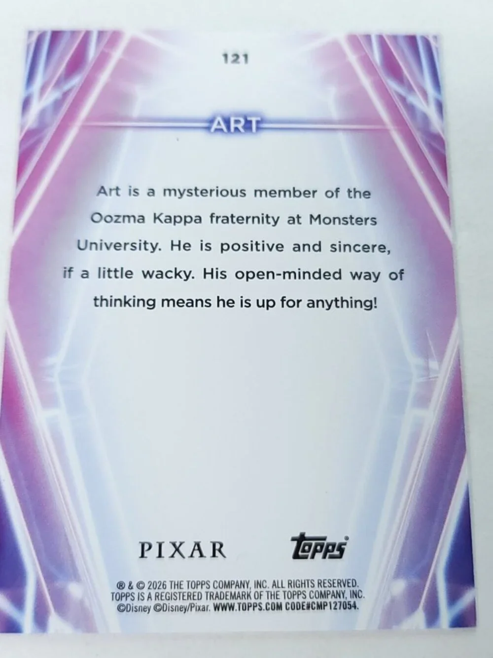 Art Topps 2026 Disney Neon Holo Parallel Refractor Limited 078/199 - Picture 4 of 4